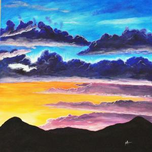 Story Behind the Painting - Big Sky Painting